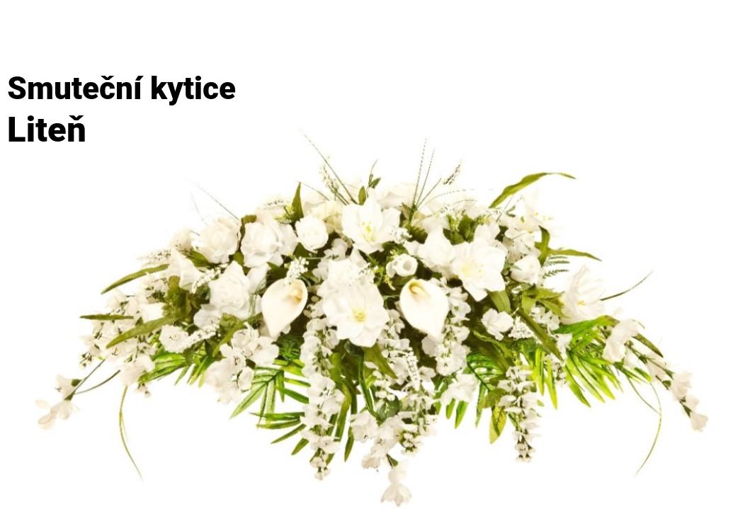 Smuteční kytice Liteň